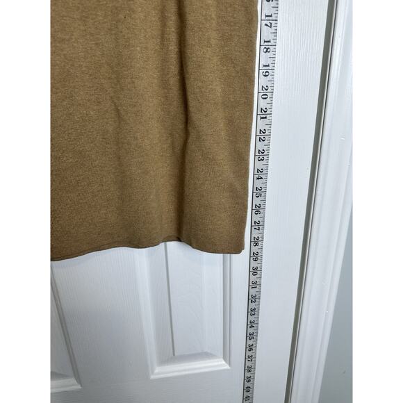 Talbots Cotton Modal Beige Turtle Neck Sleevless Summer Sweater Womens Large $60 - Picture 4 of 7